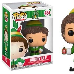 NIB Funko Pop! Buddy the Elf w/Maple Syrup #484 -SHIPS NEXT DAY!!!!